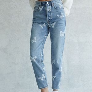Pacsun Butterfly Jeans